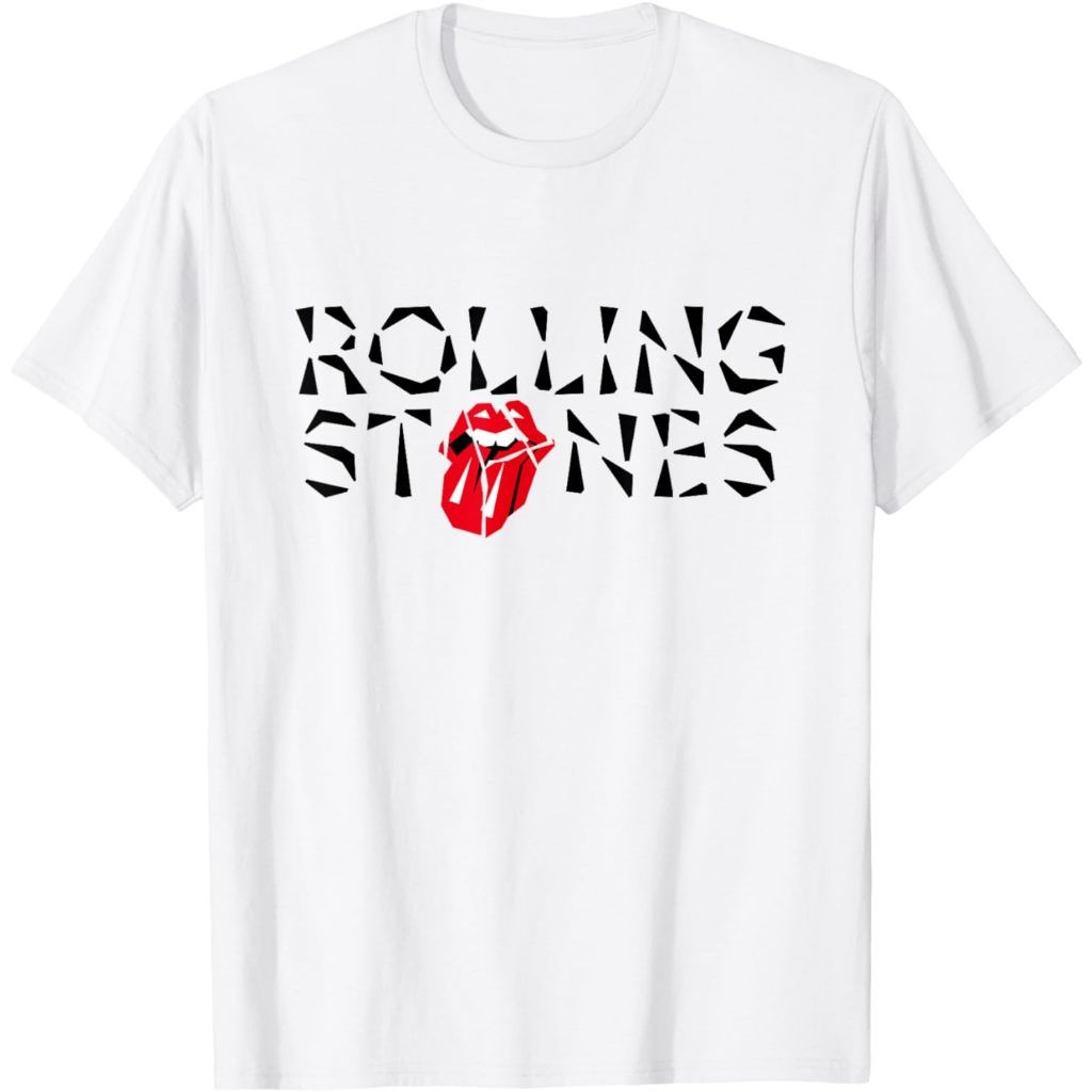 Baju Kaos Official The Rolling Stones HD Tongue Logo T-Shirt