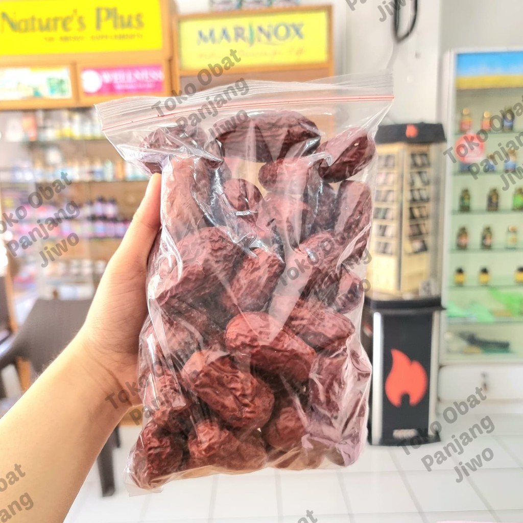 

Angco / Hong Zao/ Red Dates/ Jujube/ Kurma Cina - Tambah Darah, Trombosit, Lemas, Demam Berdarah