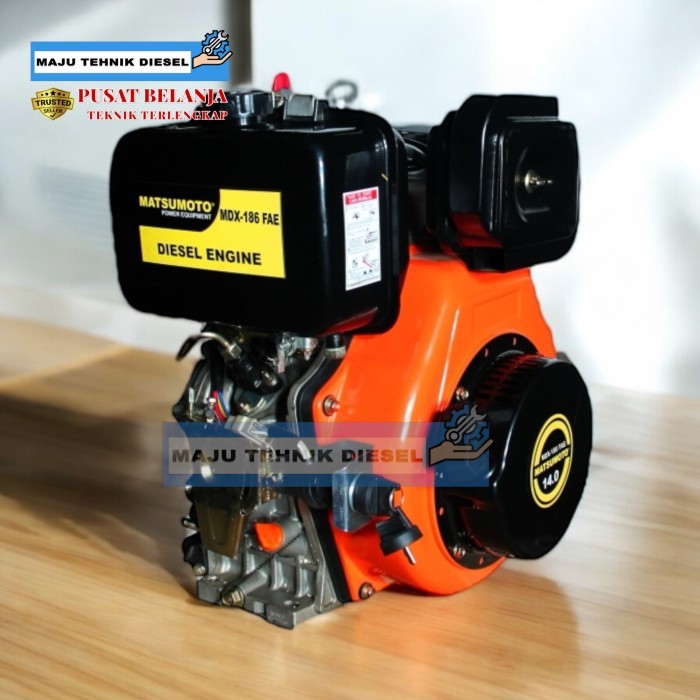 Diesel Engine Mesin Penggerak Diesel Solar Serba Guna 10 Hp Matsumoto Mdx 186 FA