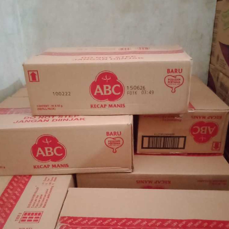 

(1Dus isi 48pcs) ABC Kecap Manis 62gr