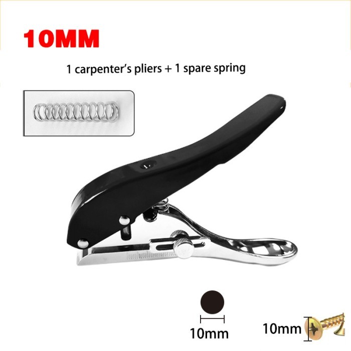 

Heavy Duty Punching 6mm 8mm 10mm Hole Puncher Single Hole Puncher - 10mm-1 Buah