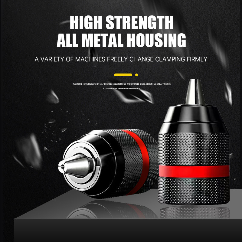 10mm/13mm Kepala Bor Drill Chuck / Tanpa kunci Chuck mesin bor Adaptor bor