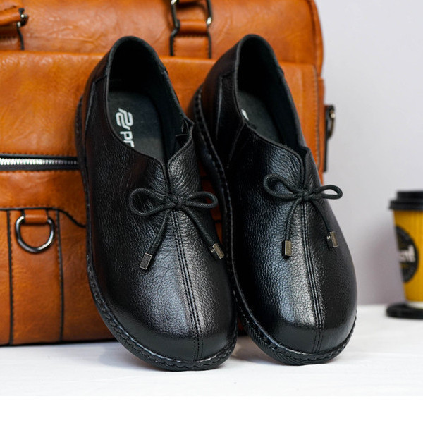 Pollux Monday WPOFW 06 - Sepatu Flatshoes Wanita Bahan Kulit | Sepatu Slip On | Sepatu Kerja Wanita