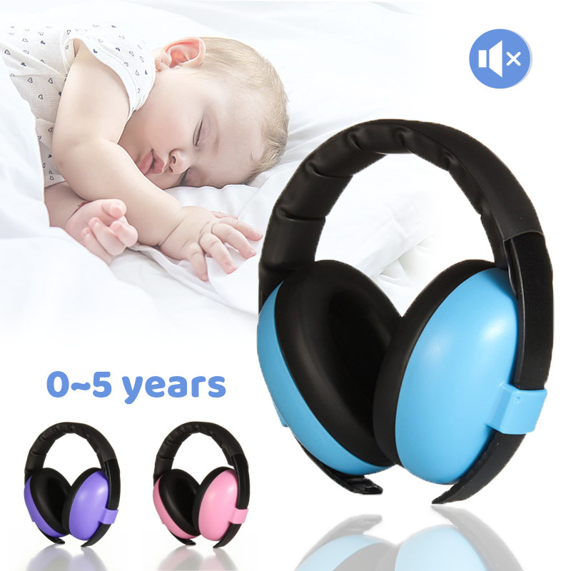 Baby Earmuffs/Pelindung Telinga Bayi/Peredam Suara Pesawat Earmuff Penutup Telinga Bayi