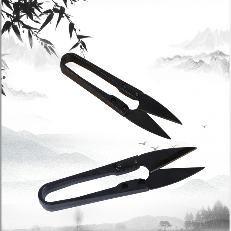 

Carbon Steel Sewing Scissors Trimming Nippers U Shape Clippers Yarn Stainless Steel Embroidery Craft Scissors Tailor