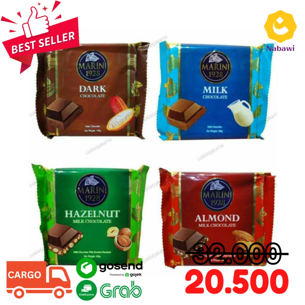 

Marini Chocolate Bar 100 Gram Coklat Compound Susu Oleh Oleh Import Malaysia