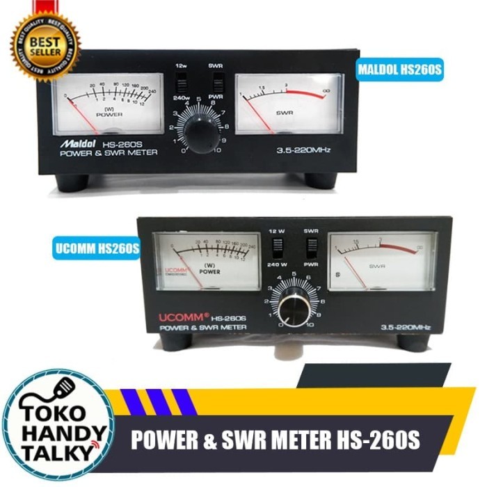 Power & SWR Meter Maldol HS260 - MALDOL HS-260S