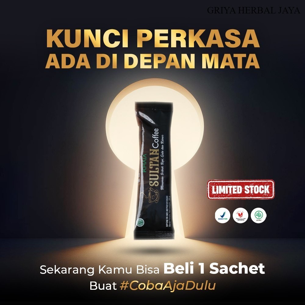 

1 SACHET Sultan Coffee | Kopi Sultan | Coffee Sultan | Kopi Stamina Kuat Pria Tahan Ereksi Lama