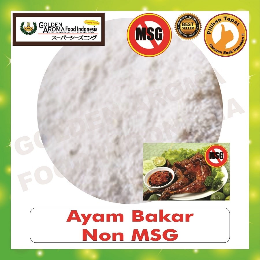 

Bubuk Tabur Rasa ayam bakar Non MSG 70Gr Bumbu Masak Serbaguna Enak Murah Halal Seasoning Powder