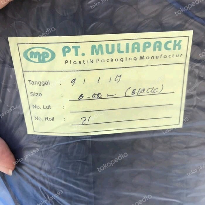 

PROMO!! - Bubble Wrap hitam MP ukuran 60 cm x 50m/Buble wrap Mp