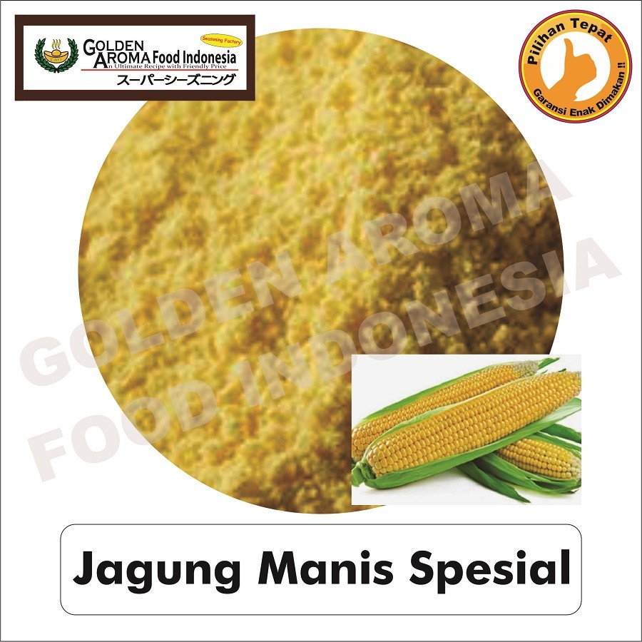

Bubuk Tabur Rasa jagung manis spesial Non MSG 1Kg Bumbu Serbaguna Halal Sweet corn Seasoning Powder