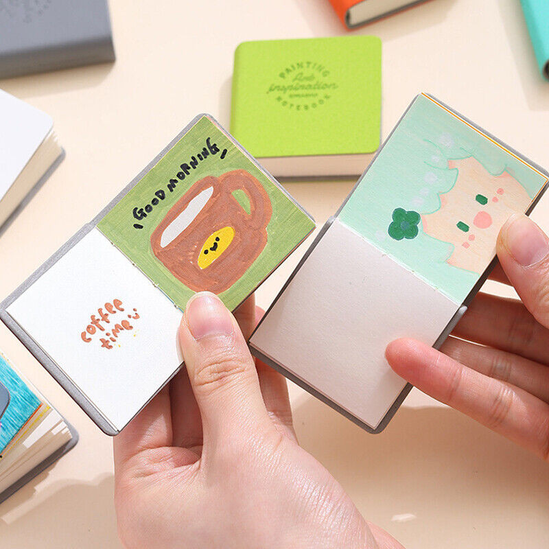 

3Pcs/Pack Mini Drawing Books Square Watercolor Sketchbook Painting Paper Art Supplies Students Notebooks School Supplies