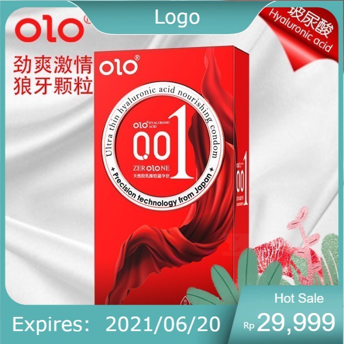 

Terbaru Bolo (BISA COD) CUPGRADED VERSION OLO, THIN CONDOMS, SIZE 0.01 - 1 PCS - Red