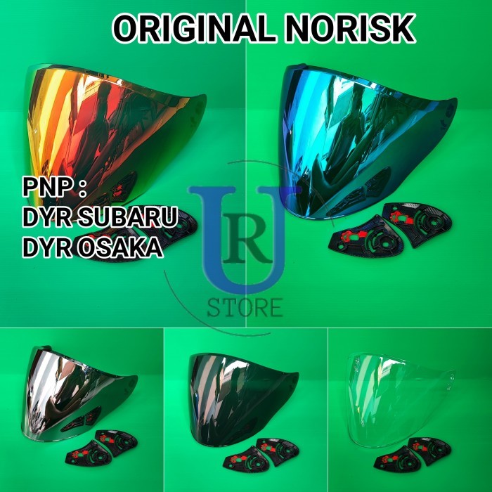 FLAT VISOR IRIDIUM HELM DYR SUBARU / VISOR VENOM HELM DYR SUBARU / KACA VENOM HELM DYR OSAKA | ORIGI