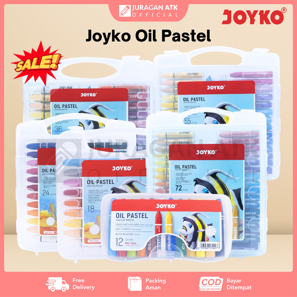 

spesial edition Oil Pastel Joyko Krayon Minyak Joyko 12s - 72s 10,10