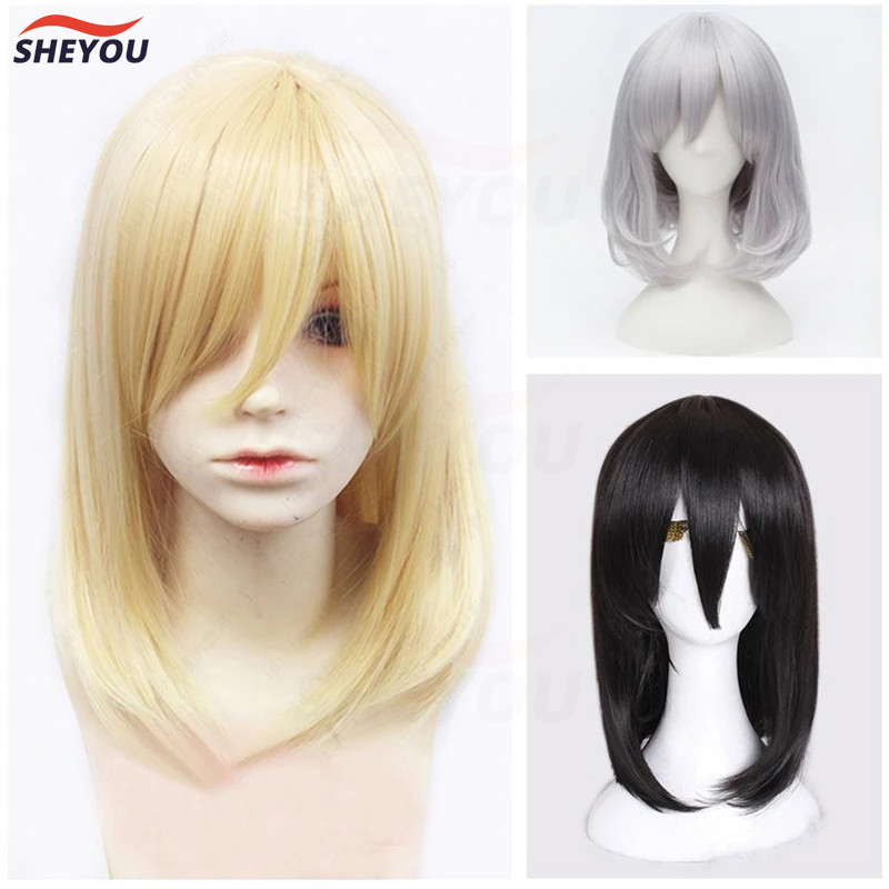 Howl's Moving Castle Wizard Howl Sophie Hatter Heat Resistant Synthetic Hair Cosplay Costume Wig