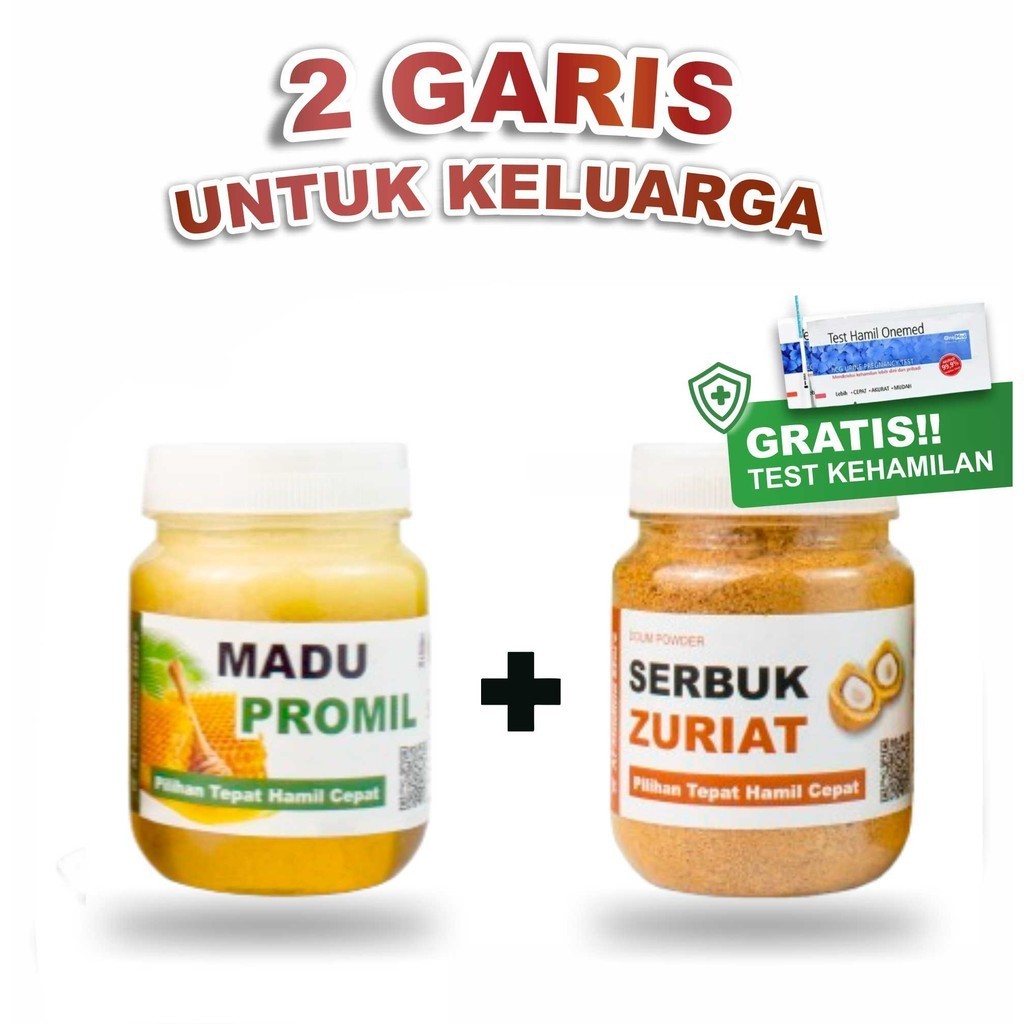 

Serbuk zuriat 125 gr + Madu Promil 250 gr
