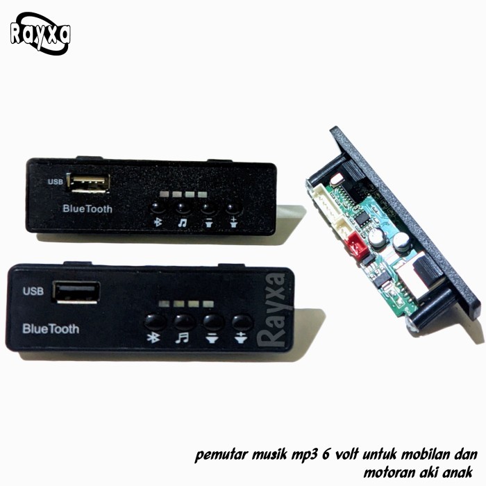 pemutar lagu mp3 6volt untuk mobil aki anak pmb dan motor aki anak