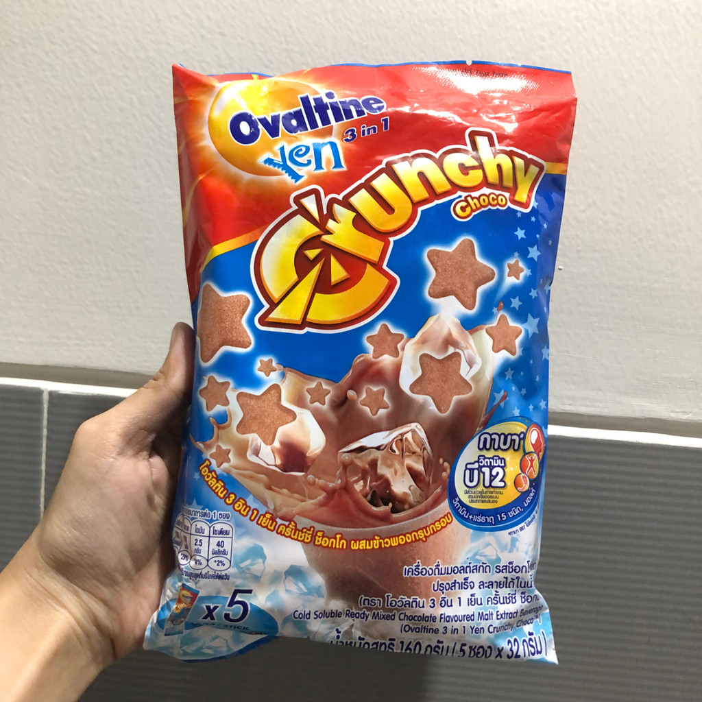 

Ovaltine Thailand 3in1 Finest Cocoa Crunchy 5s