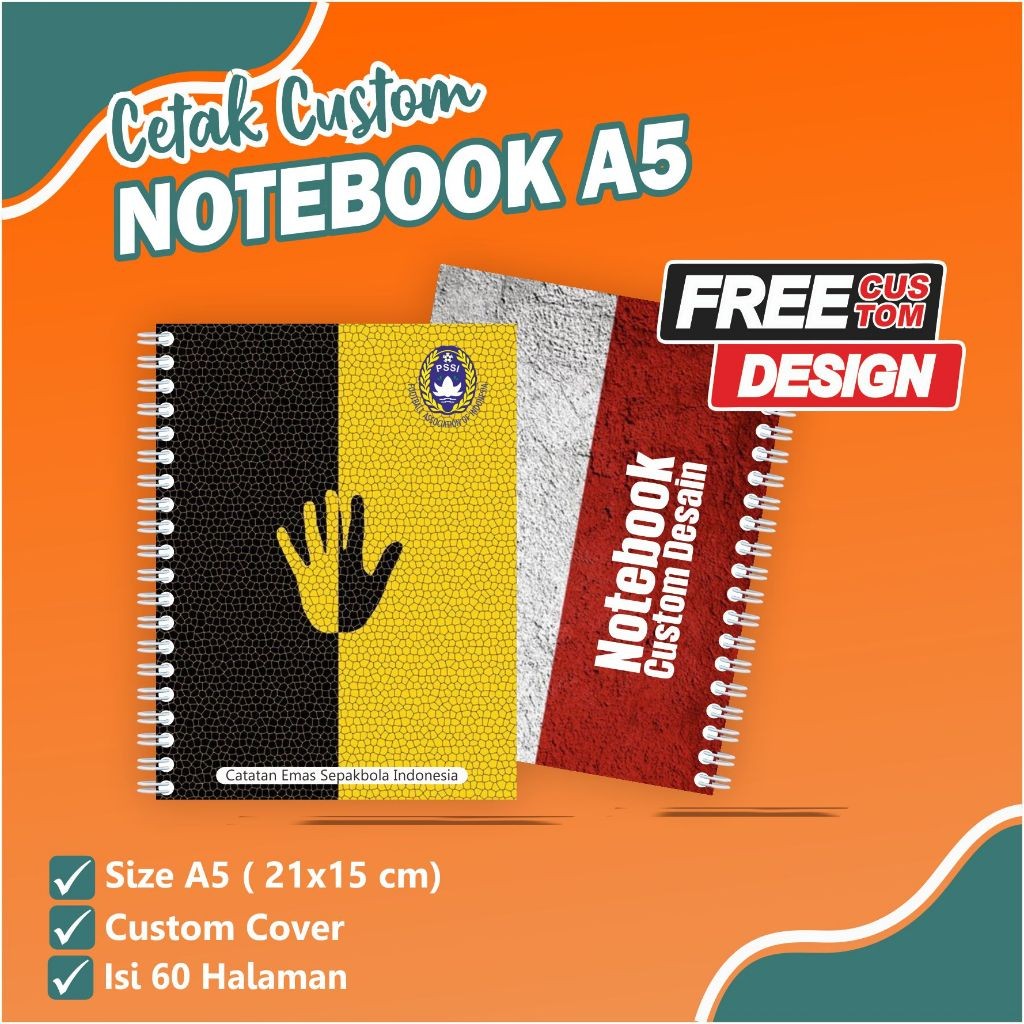 

Cetak Notebook A5 Custom 60 Halaman