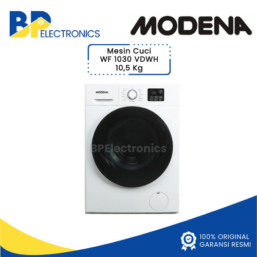 MODENA WF 1030 VDWH / WF1030 VDWH Mesin Cuci Front Loading 10.5Kg GARANSI RESMI