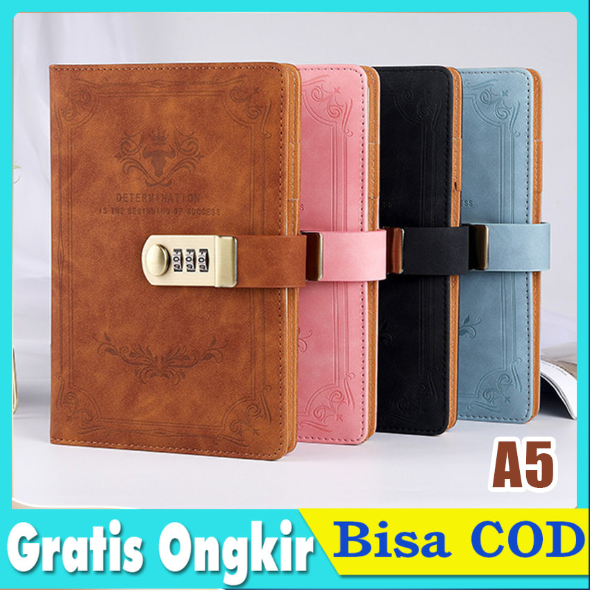 

Buku Catatan Harian Notebook Cover Kulit Kunci Password A5 Dapat di kunci Catatan Harian Buku Catatan Kantor Bisnis Harian Kuliah Jurnal aesthetic