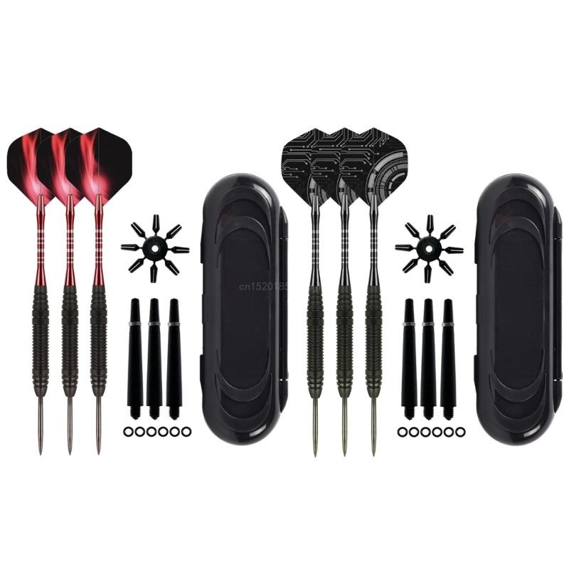 1 Set Portable Steel Darts Needle Metal Darts Set Professional Steel Tip Darts GXMF