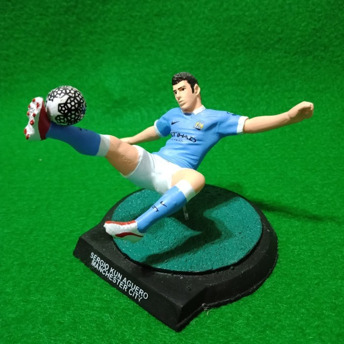 ✨Anh.S✨ -  TERLARIS Miniatur Pemain Bola: Sergio Kun Aguero Man City (12 CM)