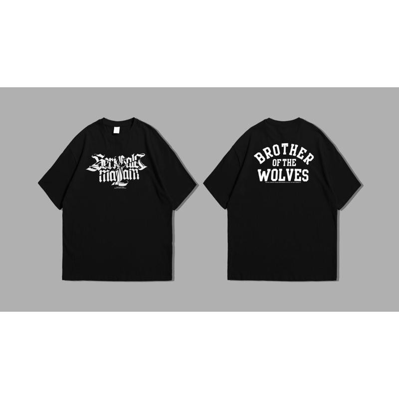 kaos baju T shirts Pria wanita Serigala Malam - Brother Of The Wolves - Kaos Serigala Malam - Hardco