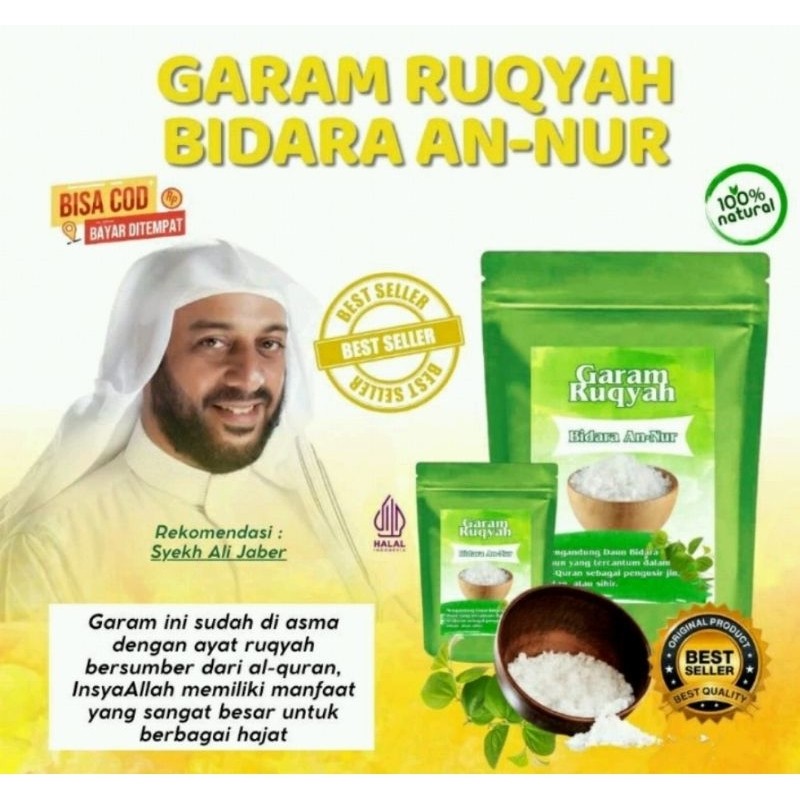 

Garam Bidara Metode Ruqyah An Nur 50gr- Siap Pakai