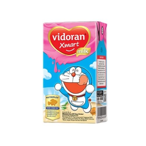 

Vidoran Xmart Nutriplex Susu Uht Rasa Stroberi 115 Ml