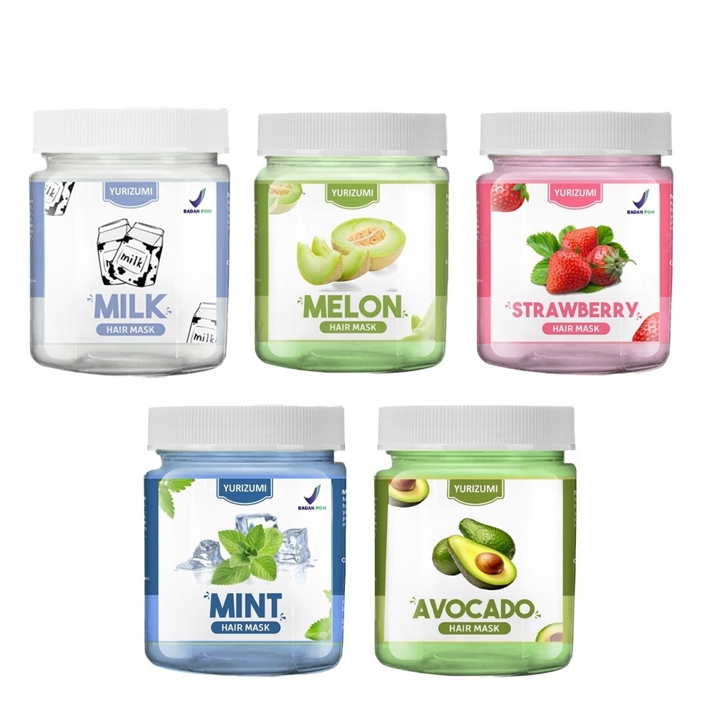 [TERMURAH] Yurizumi Hair Mask (BPOM) Masker Creambath Rambut Atasi Rambut Rontok Kusut Kering dan Ru