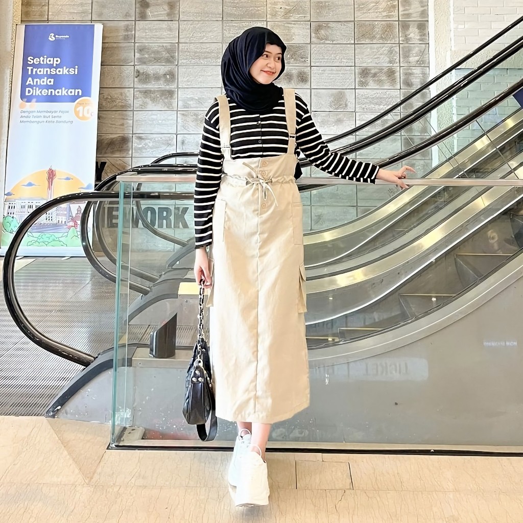 ESTELA OVERALL//OVERALL ROK WANITA/
