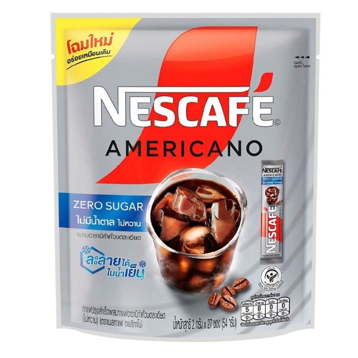 

Nescafe Americano Zero Sugar Kopi Hitam Tanpa Gula