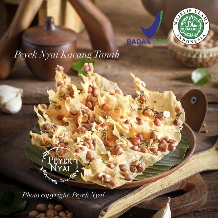 

Peyek Nyai | Rempeyek Kacang Tanah Pouch - Kacang Tanah