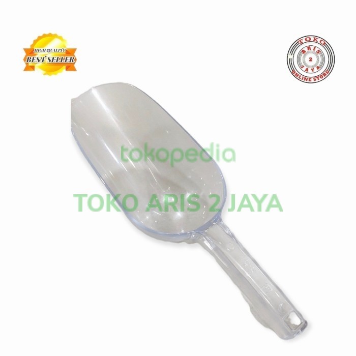 SEKOP ES BATU ACRYLIC | SENDOK TEPUNG BESAR ACRYLIC KECIL