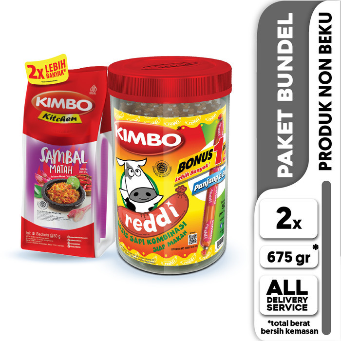 

Paket KIMBO Sambal Matah & Reddi Sosis Sapi Toples