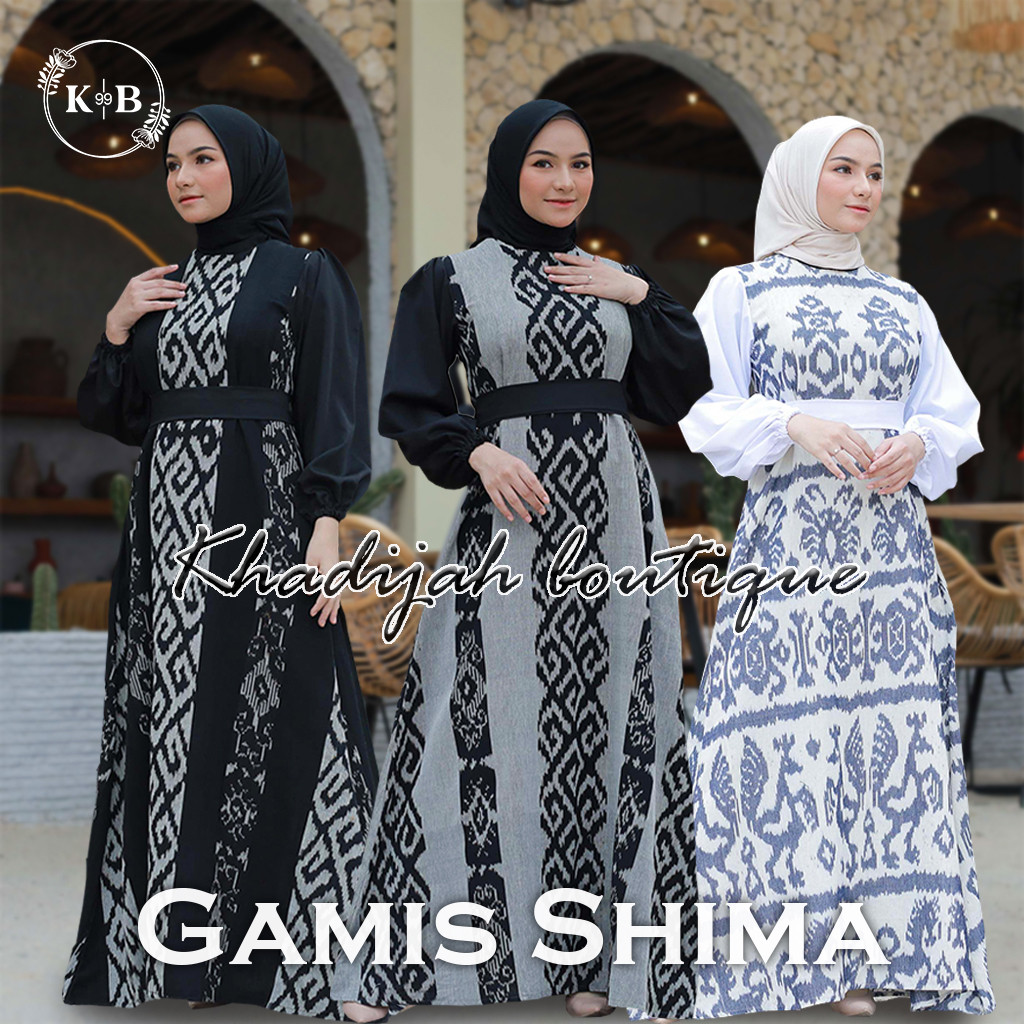 Gamis tenun troso, baju wanita, dress tenun troso, gamis ethnic tenun troso, gamis wanita kondangan,