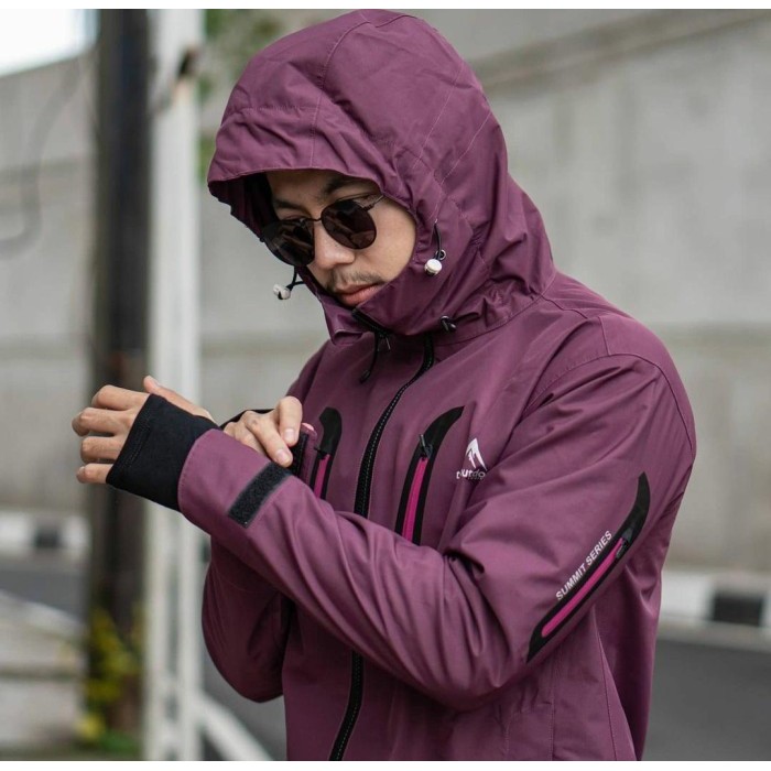 ✨TERLARIS - Jaket Gunung Triple Outdoor Summit series - Abu-abu