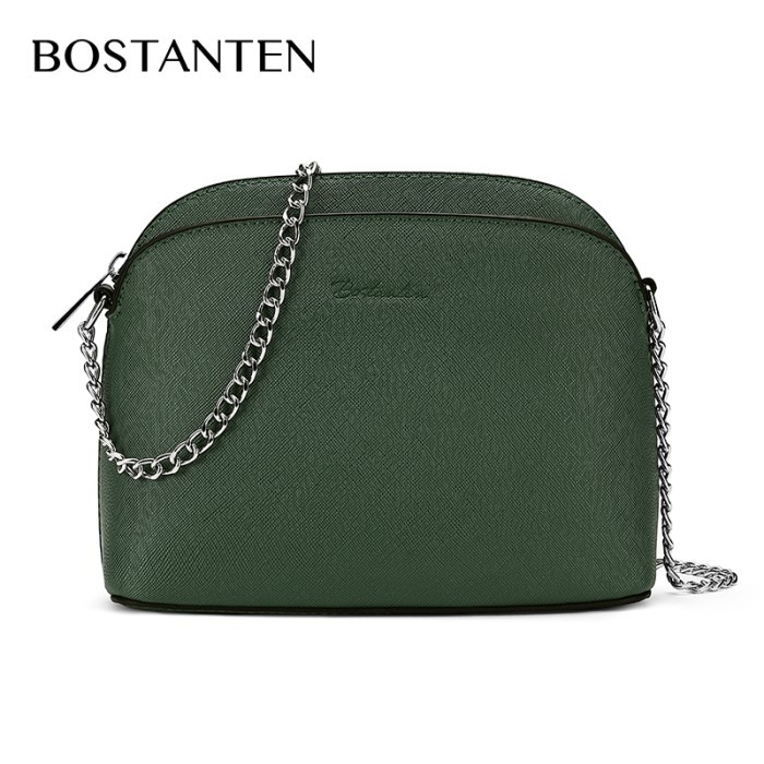 PROMO - BOSTANTEN Tas Wanita Tas Bahu Tas Messenger Tas Tali Rantai Tas Kasual - Putih