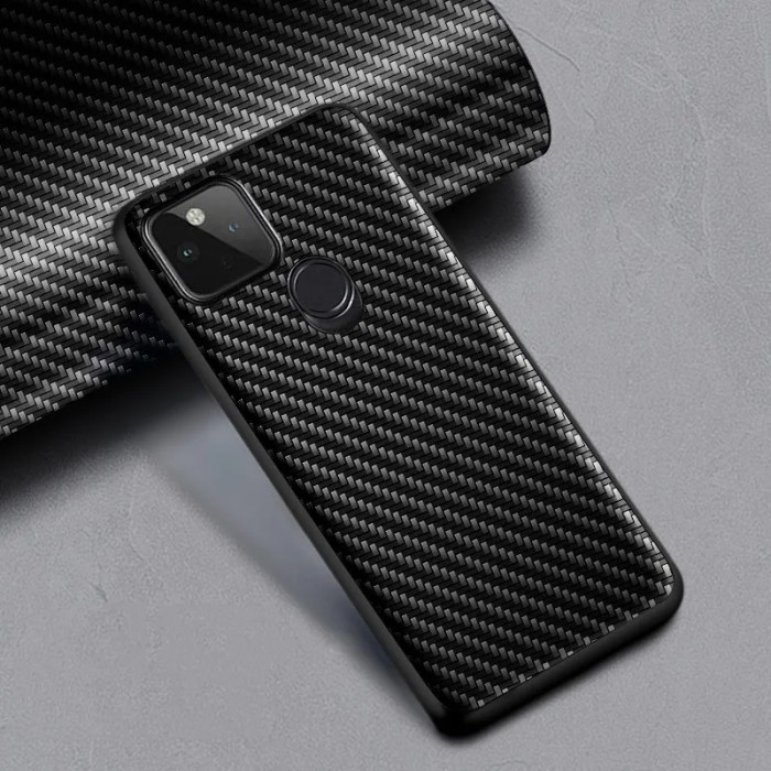 CASE GOOGLE PIXEL 5 5A 5XL HARDCASE LUXURY CARBON SLIM FIT CASE - PIXEL 5
