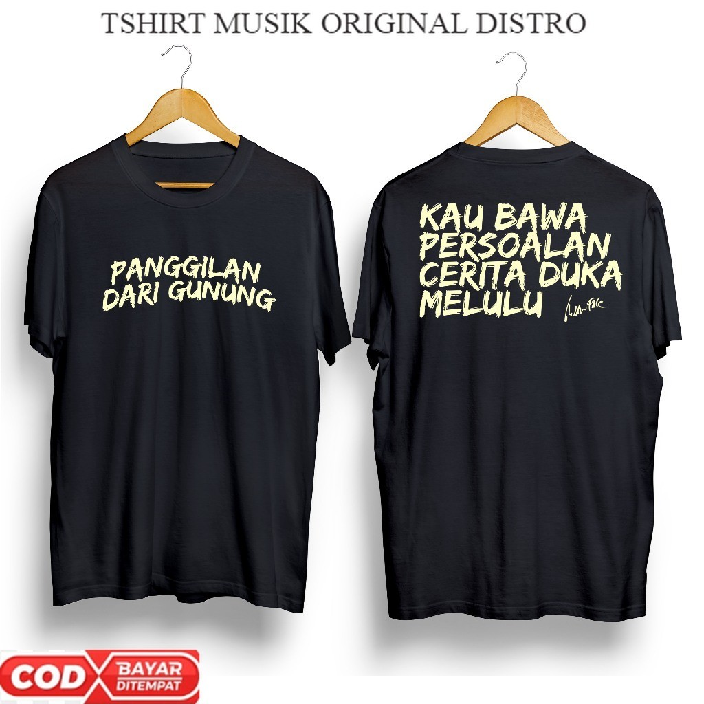 T-shirt bang Iwan Fals Panggilan Dari Gunung Kaos Iwan Fals Kaos Fals Mania distro original |Kaos Di