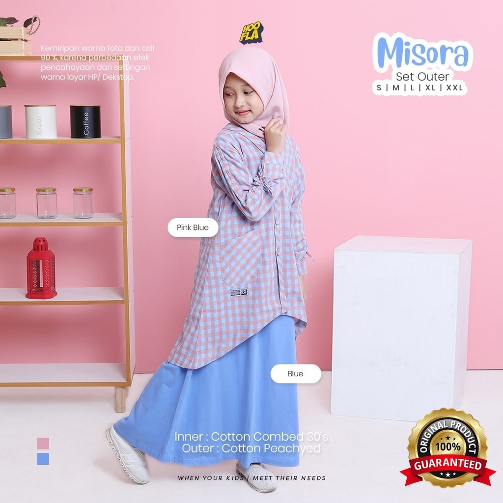 SabilaMall - Misora Set Outer Anak Perempuan by Hooflakids