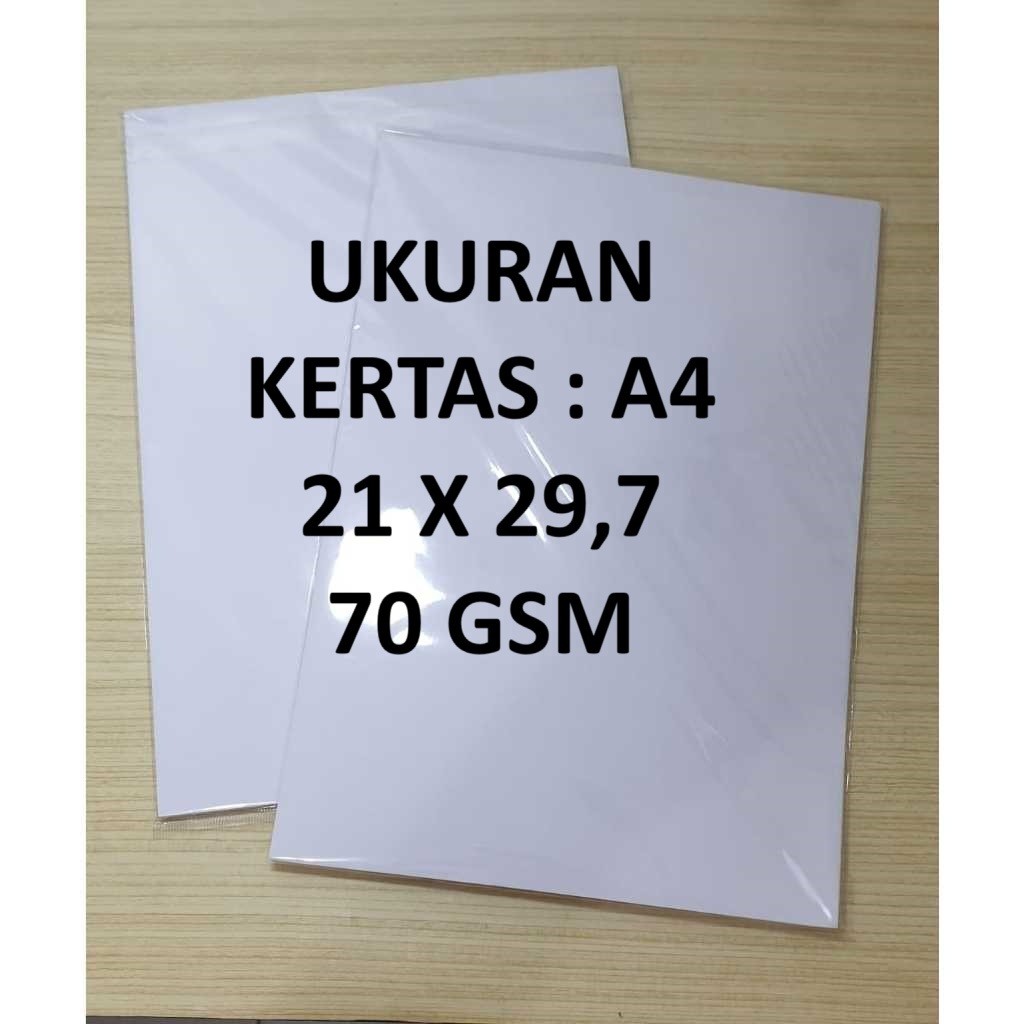 

Kertas print kertas fotocopy paper HVS A4 70 gram 70 gsm 50 lembar