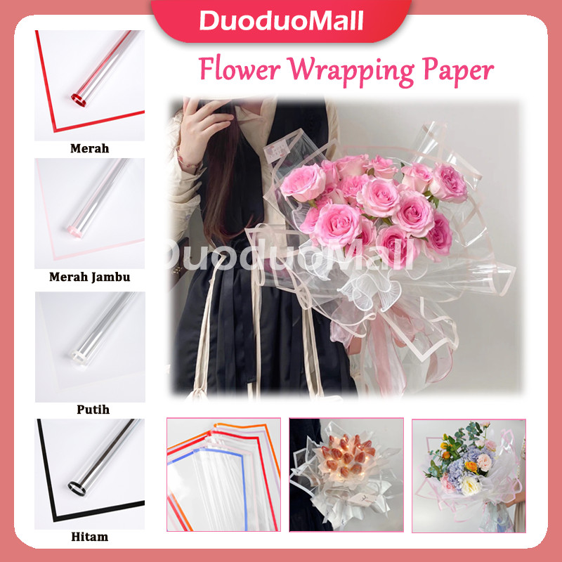 

Flower Wrapping Celoophane / Flower Wrapping Transparant Line Color