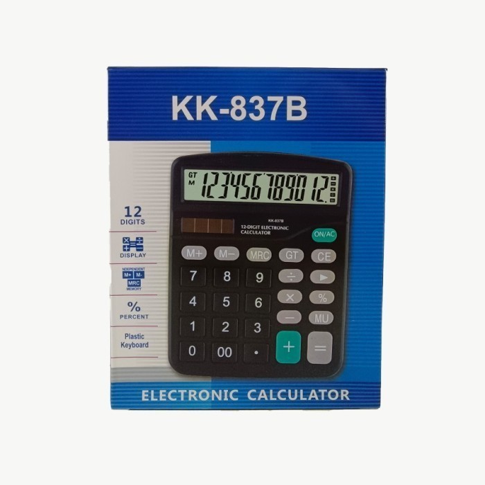 

Kalkulator 12 digit Calculator KK837B