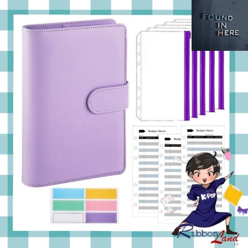 

HOT SALEE!! / SET LENGKAP Hemat Murah Binder A6 - 6 Ring Budgeting Planner Nabung Value Pack Murah