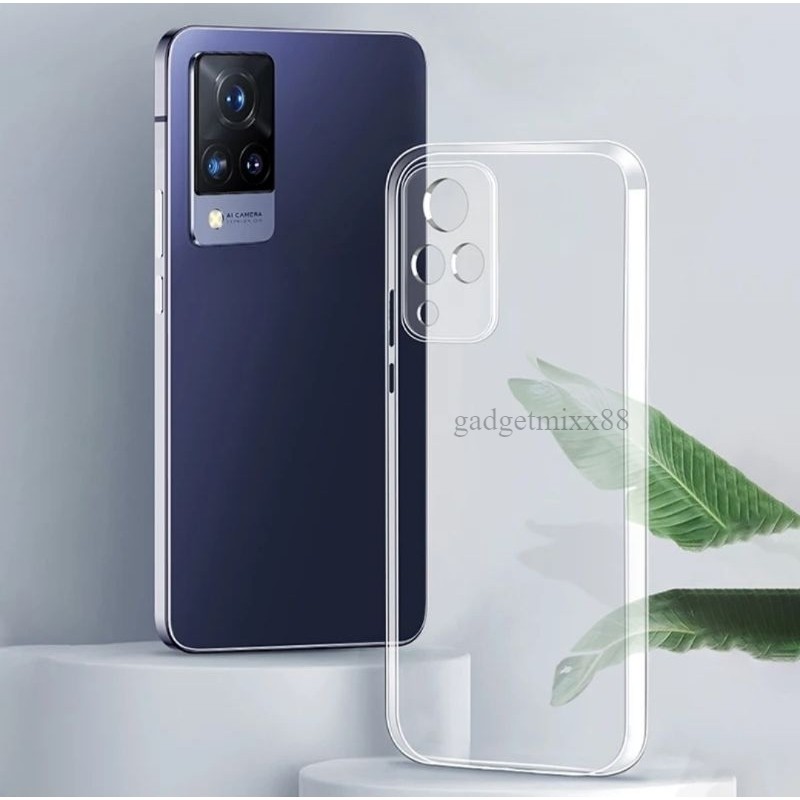 Clear Soft Case VIVO V20 V21 V23 V23E 5G 4G Casing Silikon TPU Bening Transparan Jelly Lentur Anti J
