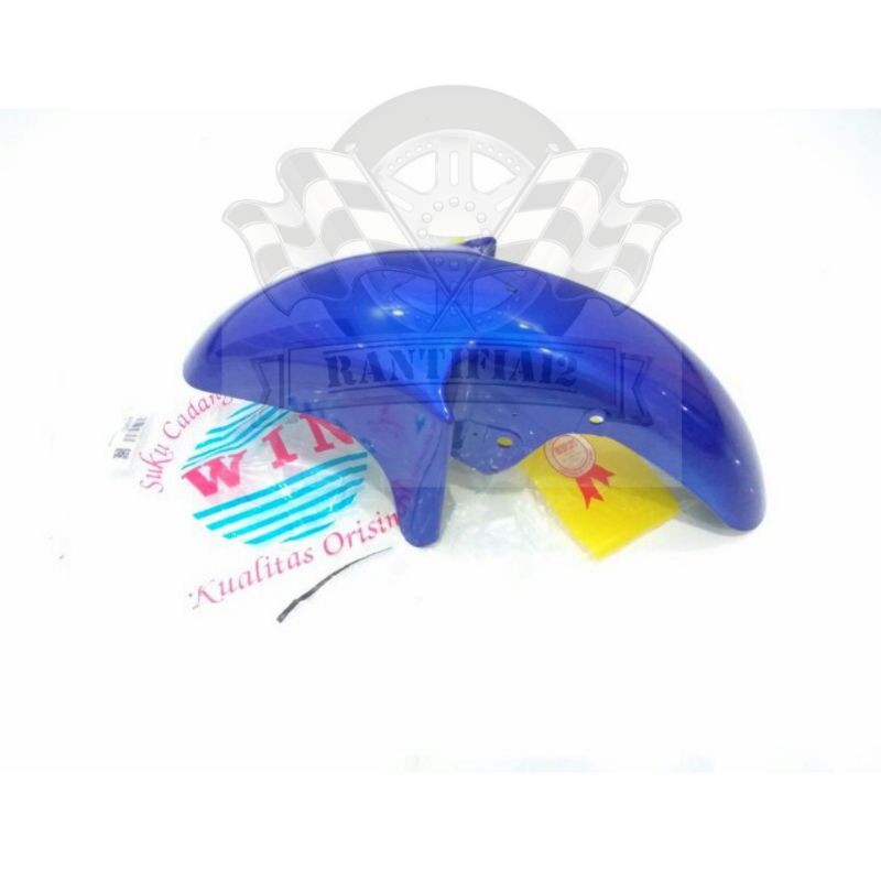 slebor depan ninja RR merk win warna biru kualitas terbaik