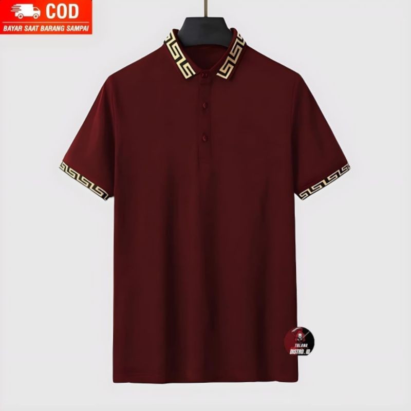 Kaos kerah polo wangki POLOS>COD-Kaoa kerah pria motif terbaru>Kaos import pria terbaru>Kaos stelan 
